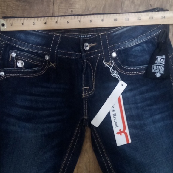 Rock Revival NWT Women's 26 Straight Adel Embellished Embroidered - Picture 12 of 15